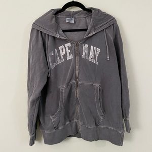 blue zip up cape may hoodie 💙